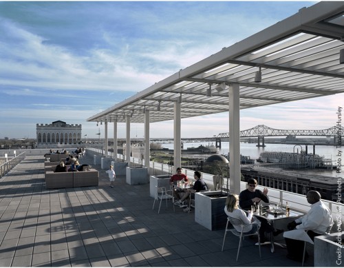 Roof Terrace & Sculpture Garden at Shaw Center for the Arts*