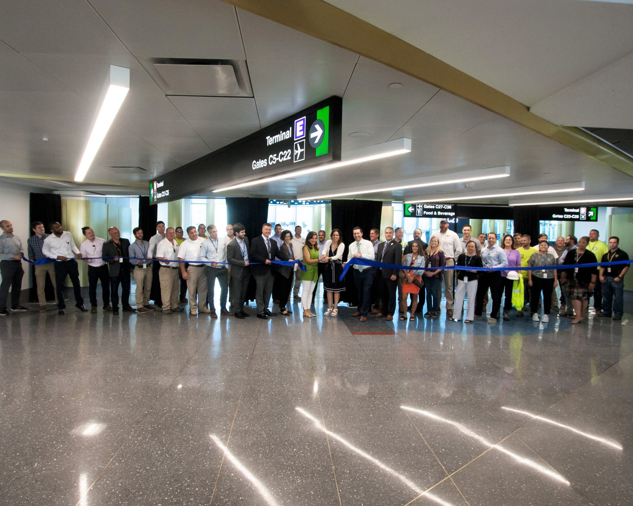 Logan Airport Terminal B to C Connector Opens for the Public • Fennick
