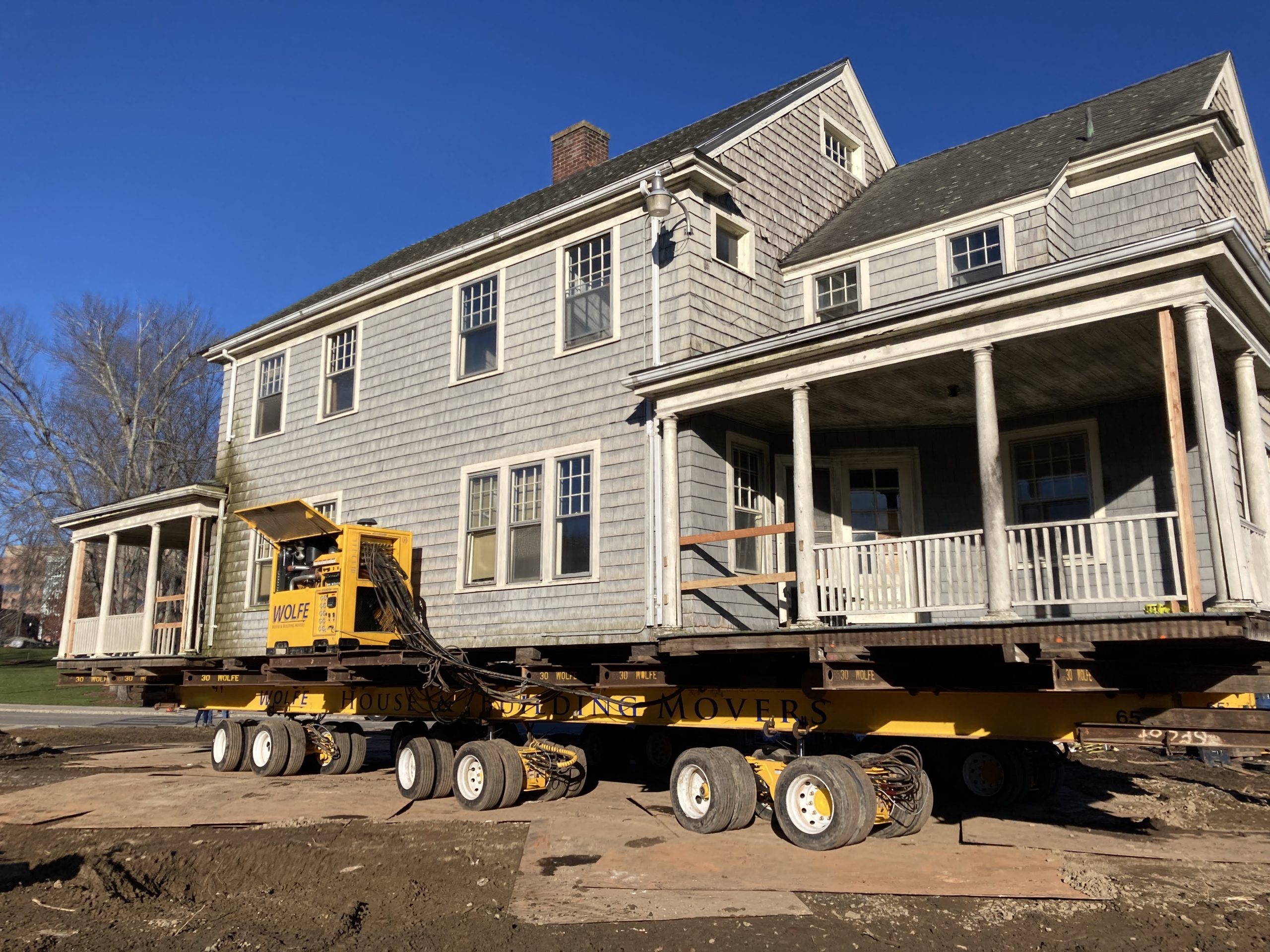 UConn Residential Building Move • Fennick McCredie Architecture